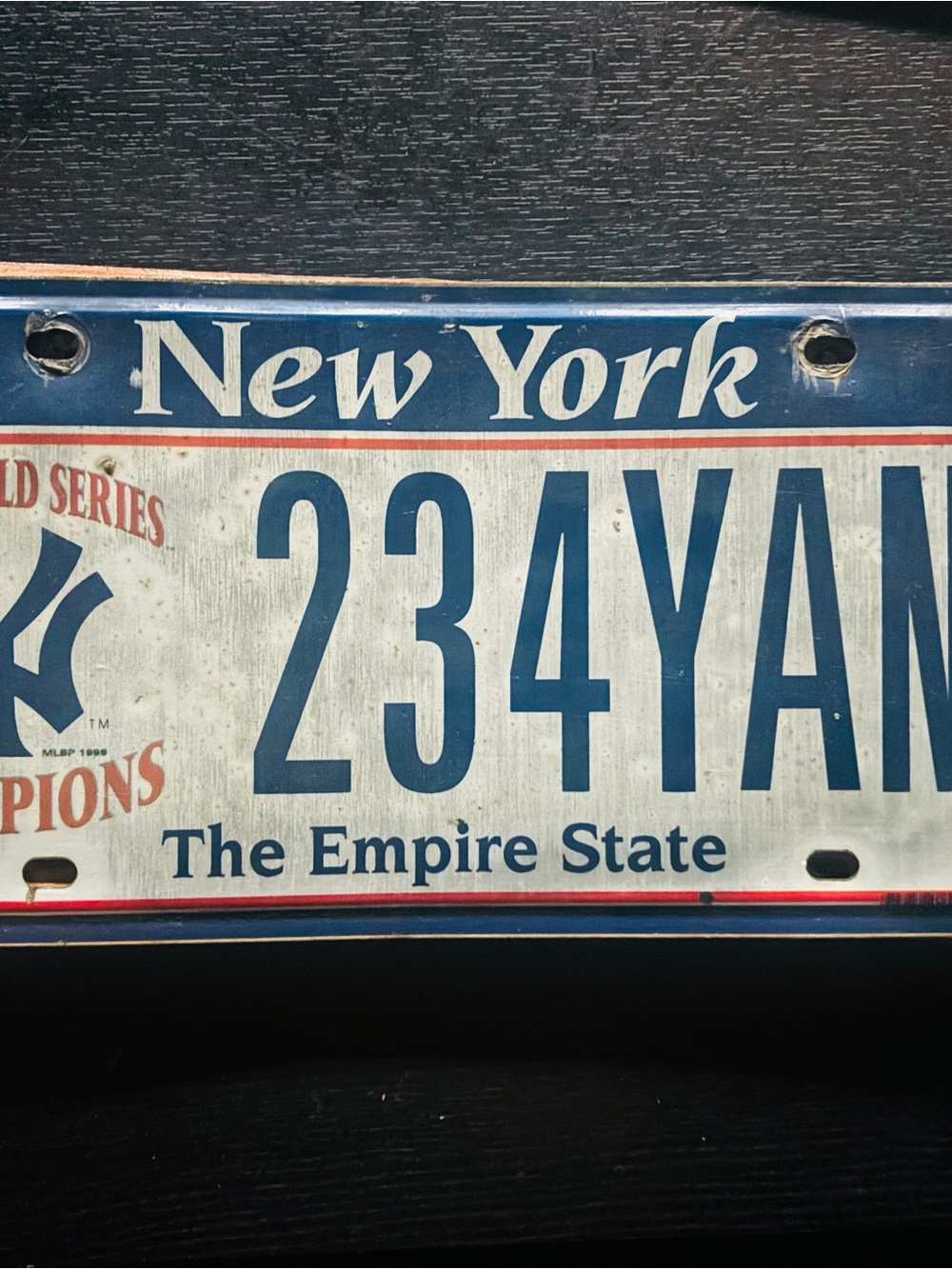 New York License Plate